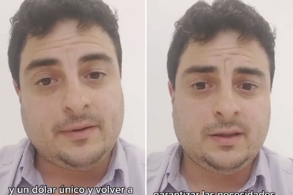 Claudio González compartió un video en TikTok para invitar a la gente a votar al candidato de Unión por la Patria, Sergio Massa