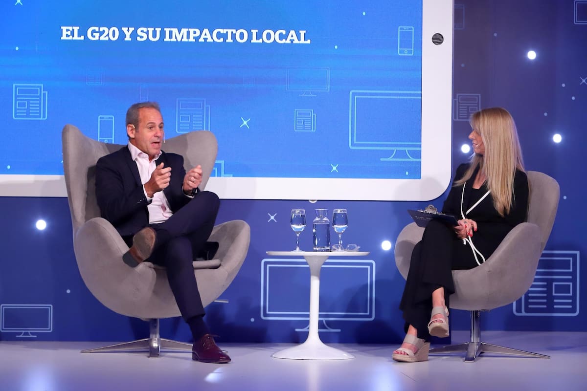 Claudio Jacquelin, en diálogo con Gail Scriven, prosecretaria general de Redacción de LA NACION