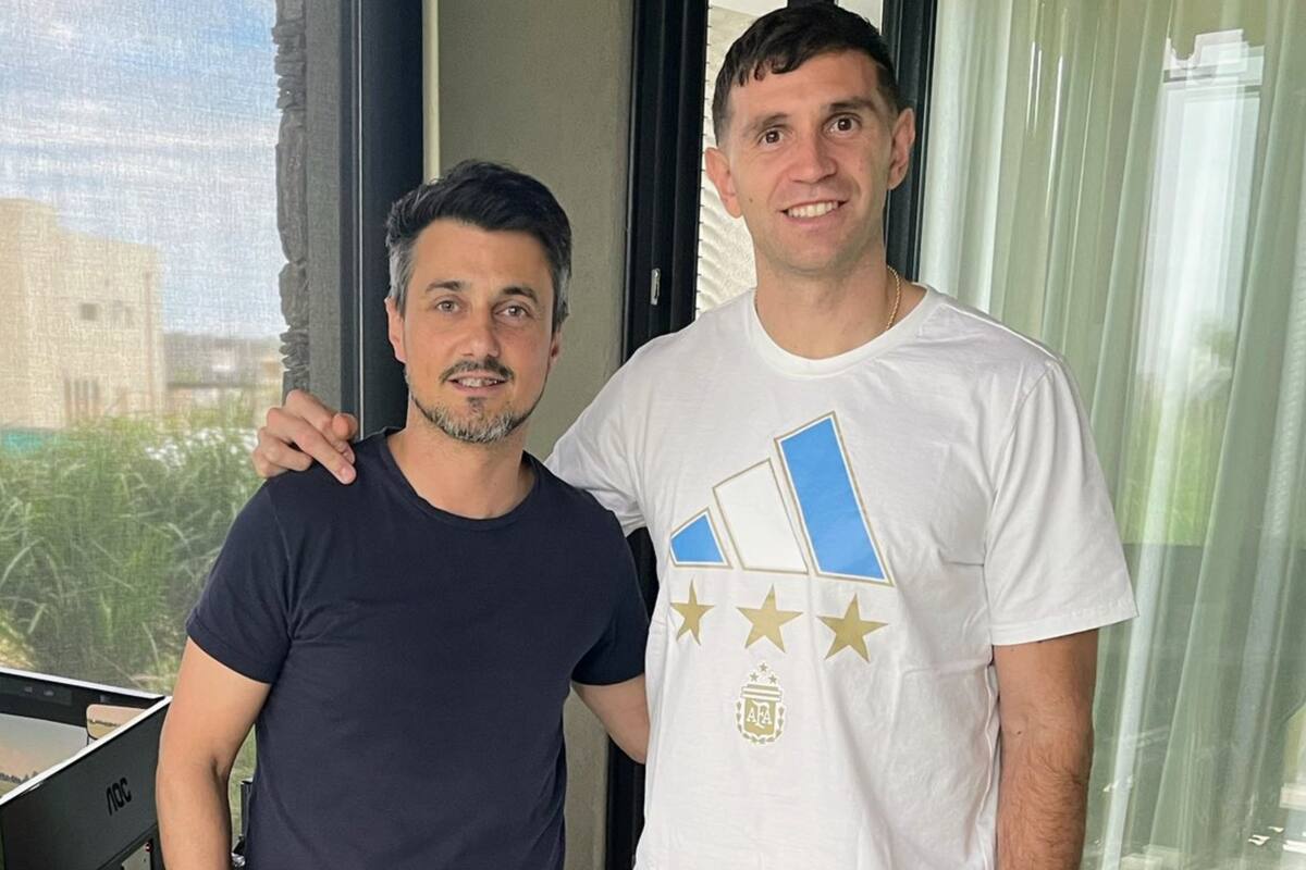 Claudio Kohler ideó un simulador de carreras que llegó a manos del Dibu Martínez