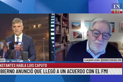 Claudio Loser, exdirector del FMI, en diálogo con LN+