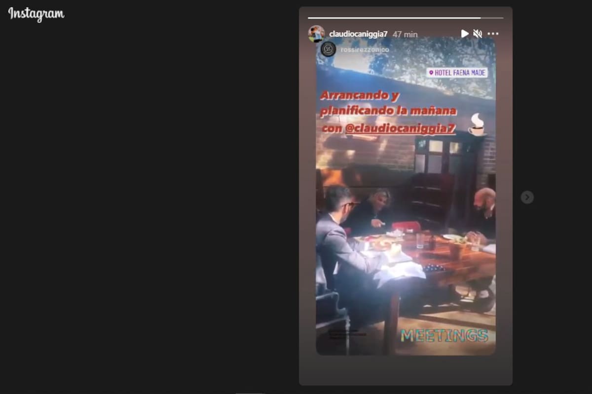 Claudio Paul Caniggia se involucra en su nuevo rol de representante de jugadores de fútbol