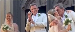 La boda secreta de Claudio Rígoli con su joven novia en Italia