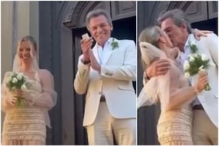 La boda secreta de Claudio Rígoli con su joven novia en Italia