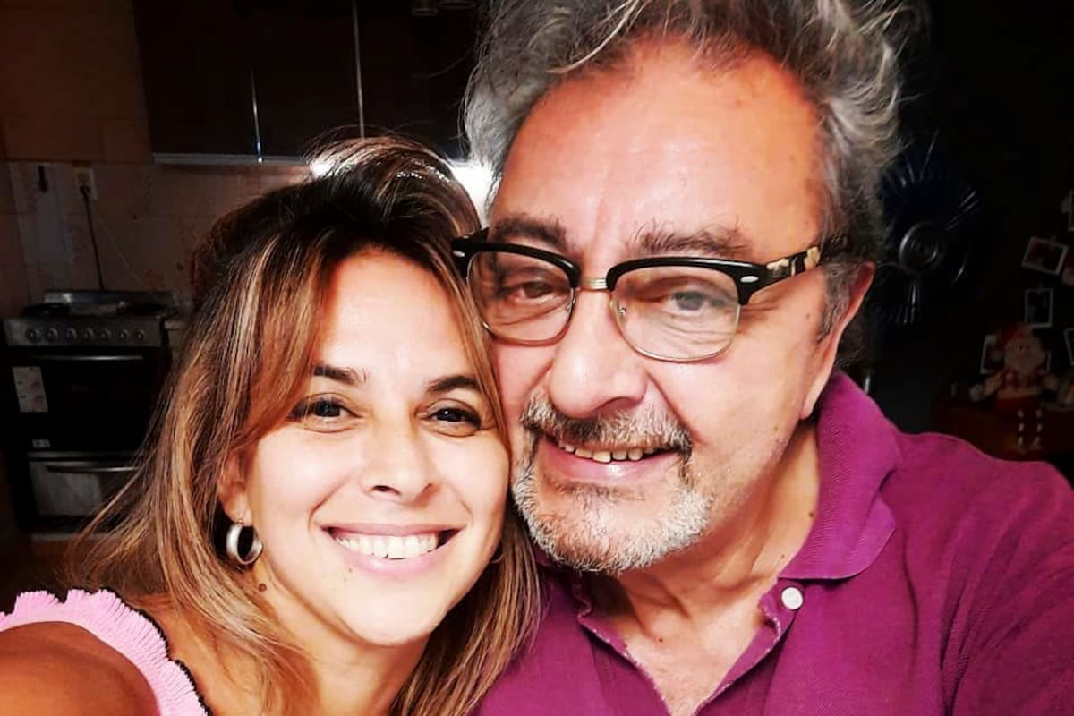 Claudio Rissi y su novia, Natalia Ojeda