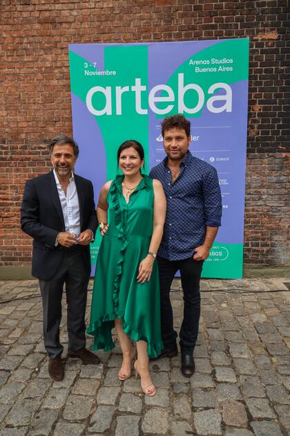 Claudio Stamato, Larisa Andreani y Andrés Felipe Durán