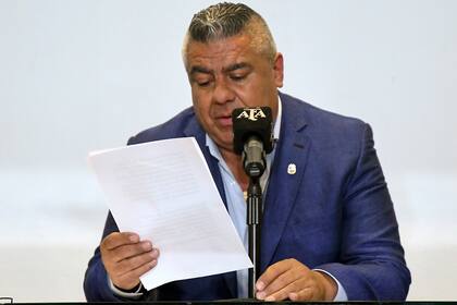 Claudio Tapia, presidente de la AFA