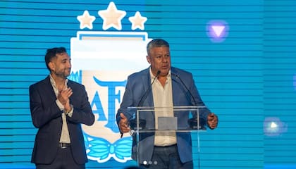 Claudio Tapia y Maximiliano Vallejo, dueño de Sur Finanzas.