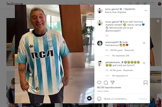 Racing - Independiente: el Turco García recreó la "hermosa mañana" de Francella
