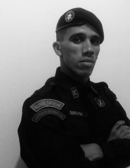 Cleiton Serafim Gonçalves, también del BOPE. Fuente: X