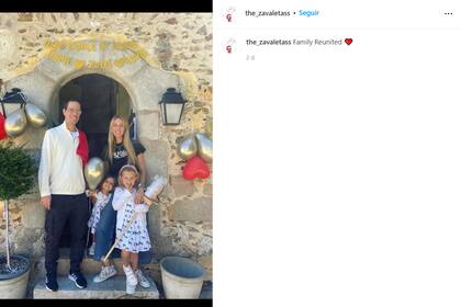 Clemente Zavaleta se reunió con su esposa e hijos tras recibir el alta
