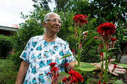 Clementina Espinoza, de 92 años, vive en Nicoya, Costa Rica, uno de los lugares que se caracteriza por la longevidad de sus habitantes