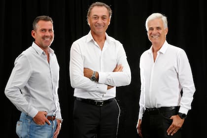Clerc aspira a presidir el tenis argentino. Lo acompañan Diego Gutiérrez (izquierda) y Daniel Fidalgo (derecha)