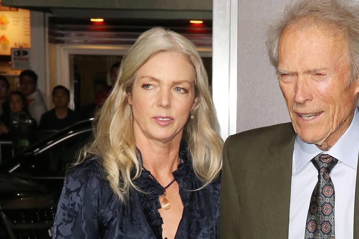 Clint Eastwood y su actual mujer, Christina Sandera