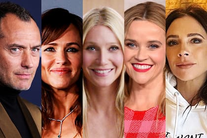 ¿Clonados? Reese Whiterspoon, Victoria Beckham, Jude Law y otros famosos con hijos idénticosa ellos
