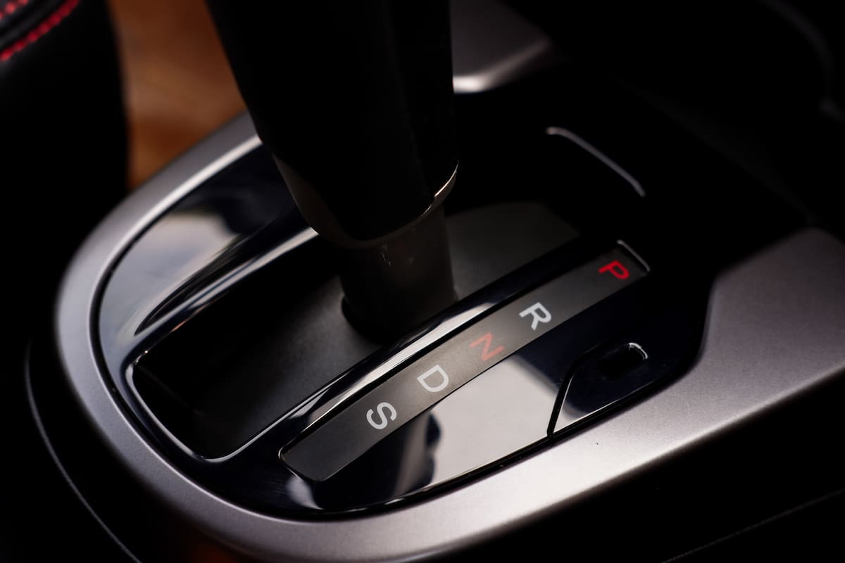 Close up automatic gearbox , Automatic transmission gearshift
