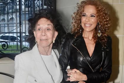 Coca Calabró junto a su hija Iliana