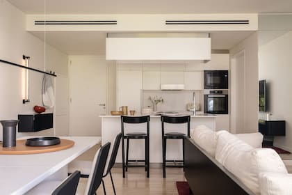 Cocina, living y comedor comparten el mismo código.