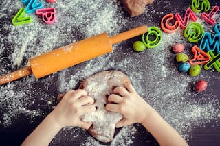 Recetas para cocinar como actividad de juego con los chicos