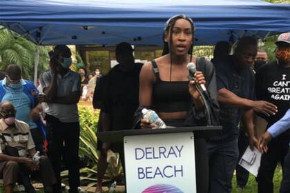 Coco Gauff habló durante dos minutos y medio con la capacidad de un experimentado líder social o político.