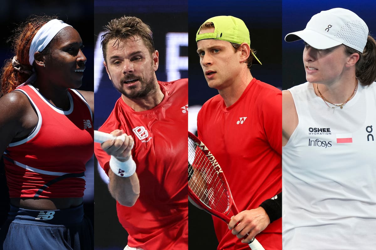 Coco Gauff, Stan Wawrinka, Zizou Bergs e Iga Swiatek, algunos de los representantes de los semifinalistas de la United Cup 2026