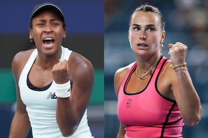 Coco Gauff vs. Aryna Sabalenka, uno de los mejores cruces que puede ofrecer el tenis femeninio, será la final del Masters 1000 de Miami.