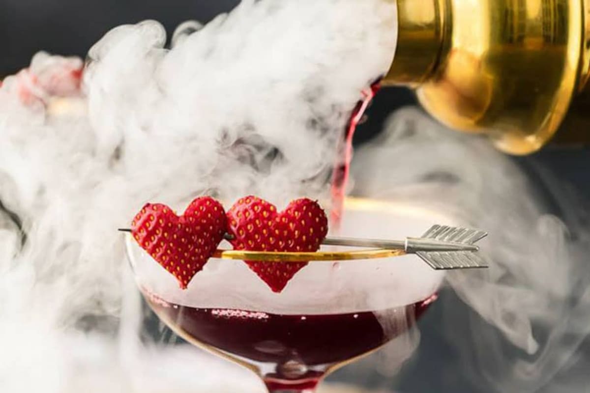 Cócteles que se preparan en cinco minutos para celebrar el Día del Amor.