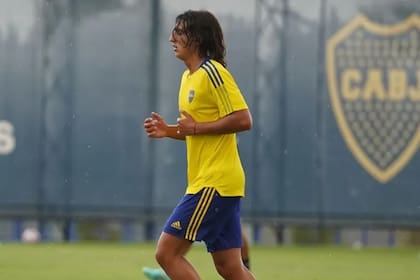 Coira, durante su paso por las inferiores de Boca