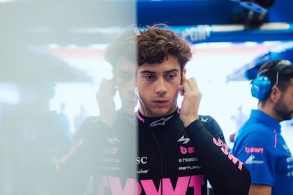 Colapinto manejó el monoplaza de Alpine en el circuito de Sakhir durante la apertura de entrenamientos