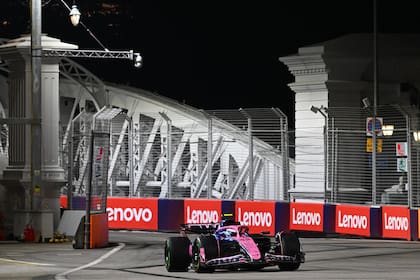 Colapinto terminó delante de Gasly en Singapur