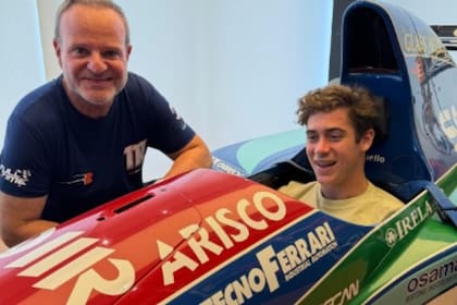 Colapinto visitó la casa de Rubens Barrichello y compartieron un asado en la previa al Gran Premio de Brasil