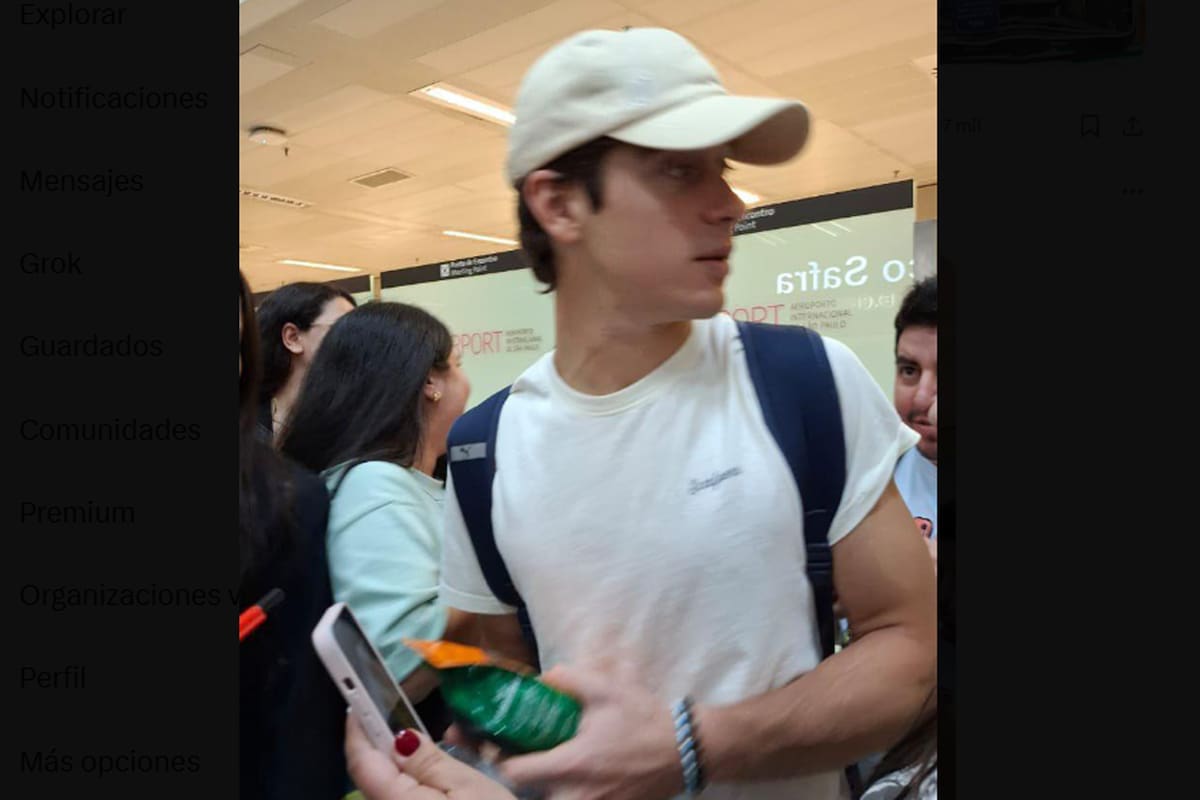 Colapinto ya está en San Pablo (x.com/Colapinto_news)