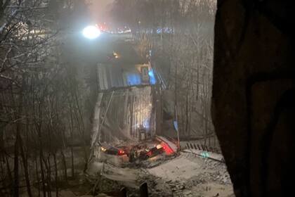 Colapso de un puente en la ciudad de Pittsburgh