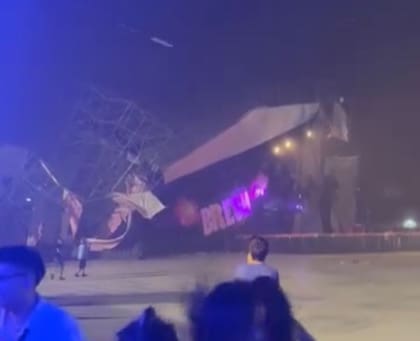 Colapsó la estructura principal de la Bresh y hubo al menos 13 personas trasladas a hospitales porteños con heridas