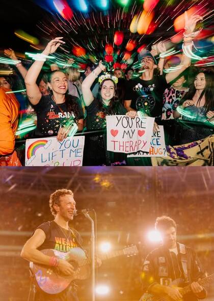 Coldplay suele tener mucha interacción con su público en los shows (Foto: @coldplay)
