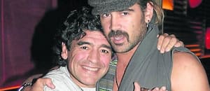 Colin Farrell recordó el momento en el que besó en la boca a Maradona