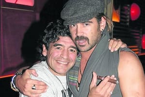 Colin Farrell recordó el momento en el que besó en la boca a Maradona