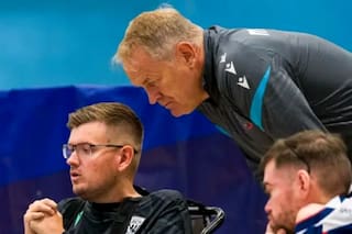 Un padre dirige a la Argentina y su hijo ataja para Inglaterra: el duelo familiar del Mundial de Powerchair Football