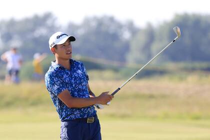 Collin Morikawa terminó entre los 10 mejores del abierto de Estados Unidos el año pasado