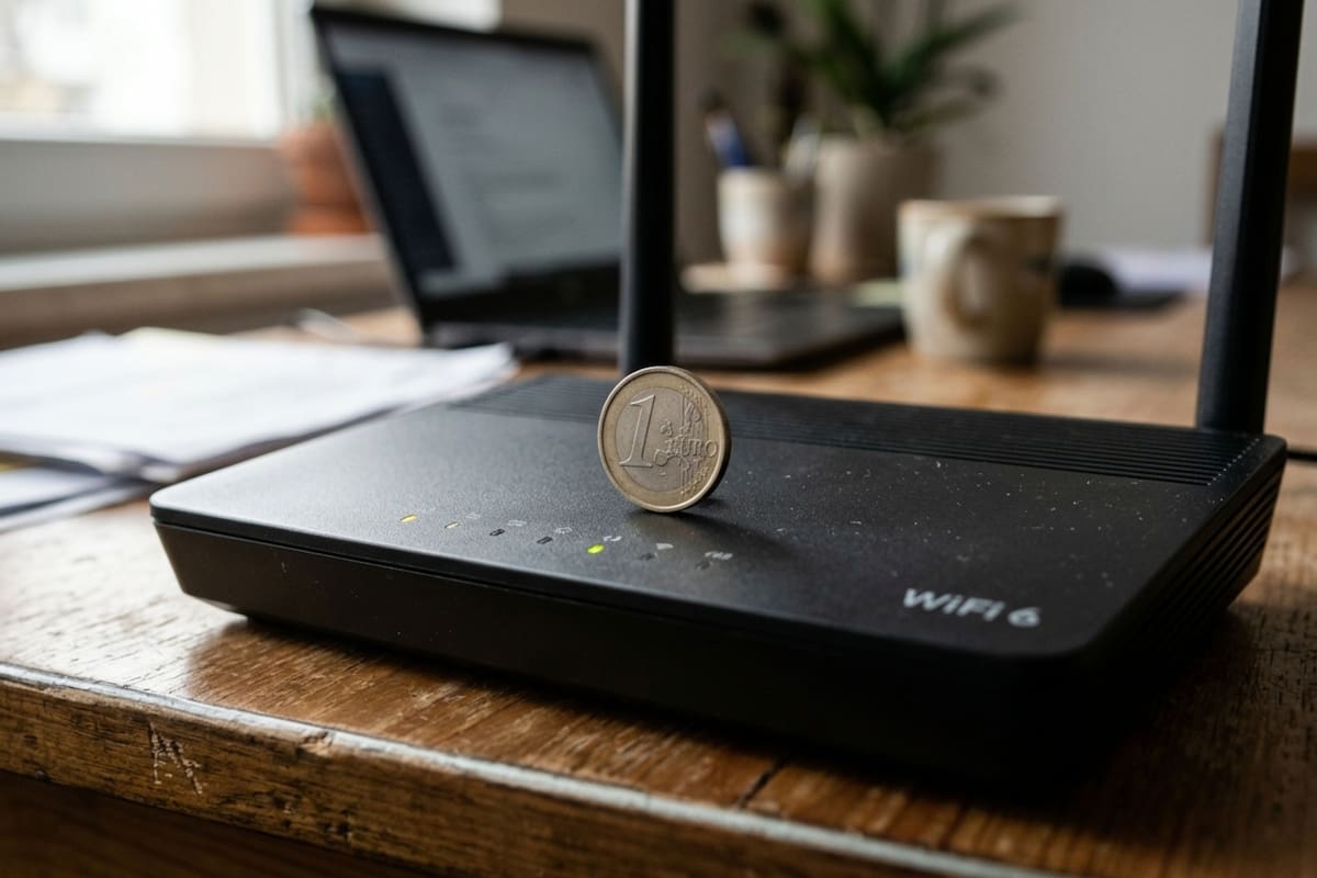 Colocar una moneda sobre un router es una de las ideas virales que comenzó a circular en los últimos días en Internet