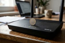 Router Wi-Fi: qué sucede si le ponés una moneda encima
