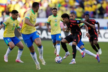 Colombia no pudo con Brasil en el Mané Garrincha (Archivo)