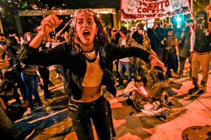 En Bogotá los jóvenes salieron a protestar en contra de la brutalidad policial, el 9 de septiembre pasado