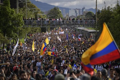 En Colombia hubo protestas contra el presidente Iván Duque a fin de noviembre pasado