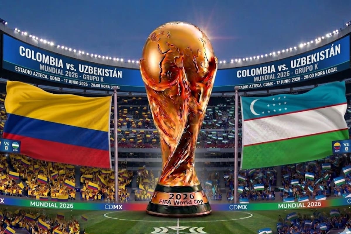 Colombia y Uzbekistán juegan su primer partido del Mundial 2026