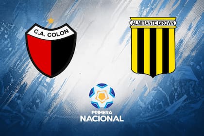 Colón Santa Fe y Almirante Brown empataron 2-2 por la Primera Nacional 2026
