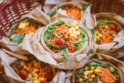 Colores y sabores de los vegetales orgánicos de la feria Sabe la Tierra.