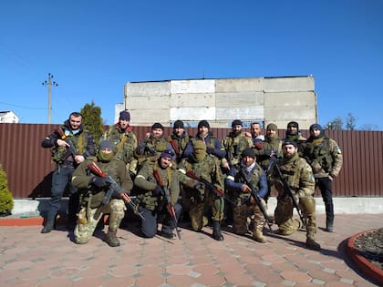 Combatientes de la Brigada Georgiana