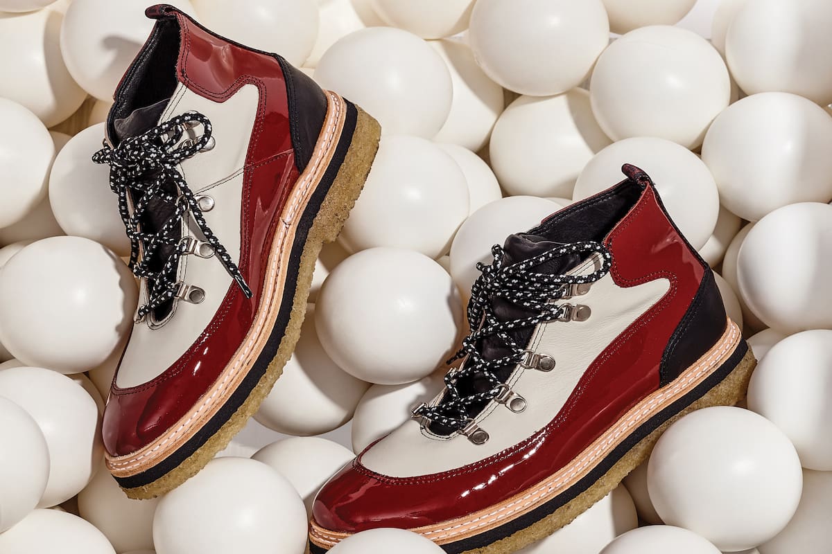 Combinados de charol, Prüne, $13.990.