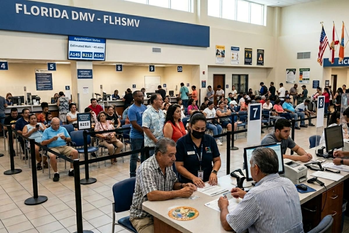 Comenzaráa regir en Florida la ley contra la reventa de turnos del Flhsmv