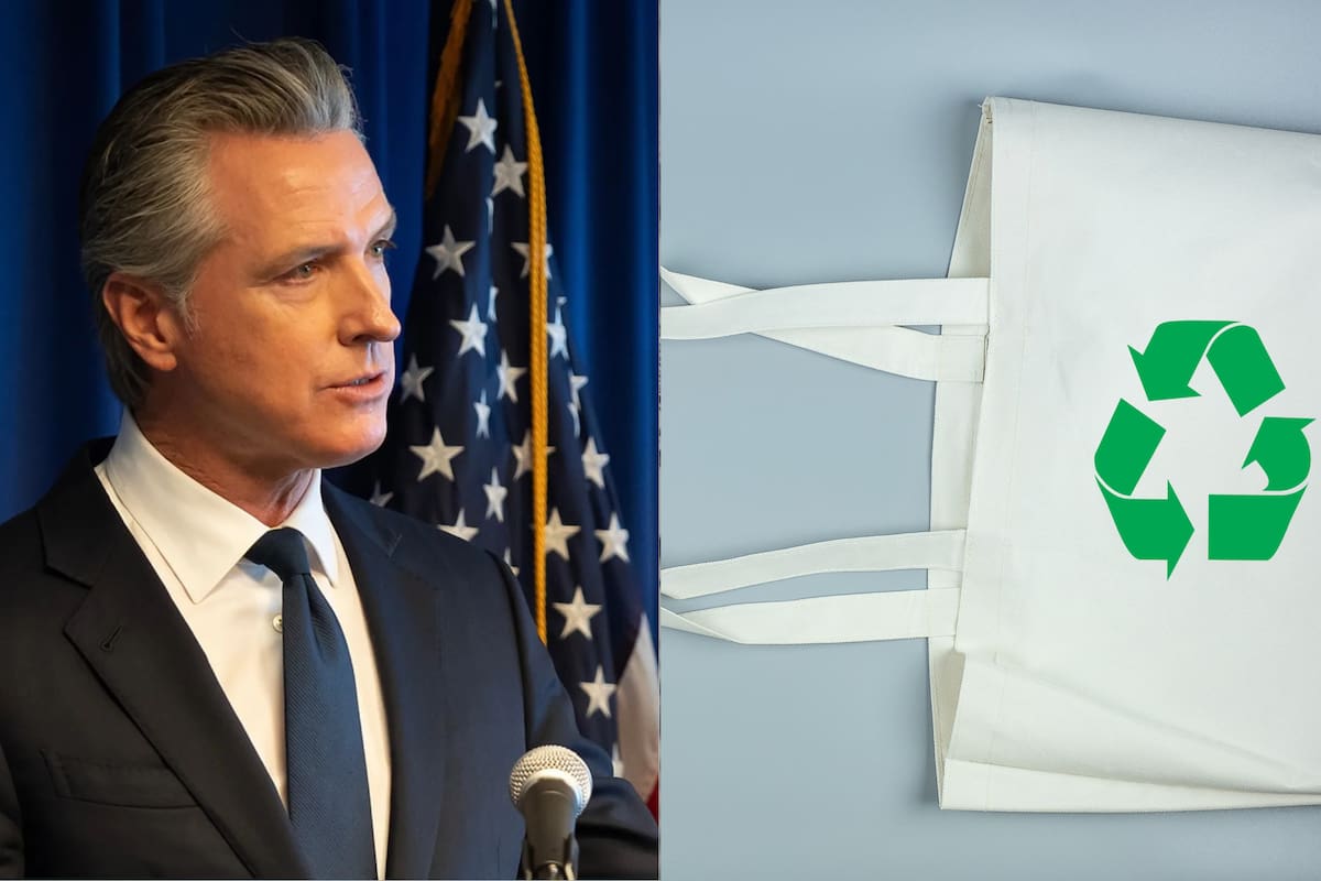 Comenzó a regir en California una ley que prohíbe las bolsas de plástico